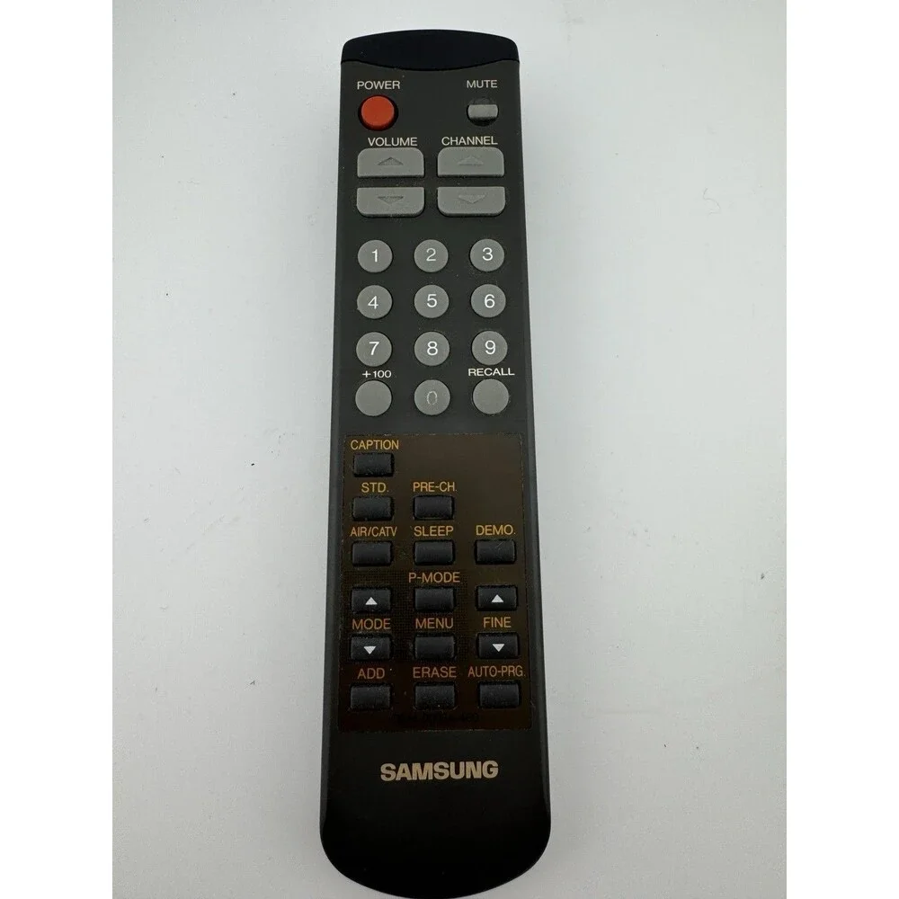 FOR PARTS Samsung Remote Control 3F14-00034-460 TM-34 With Battery Door Cover
